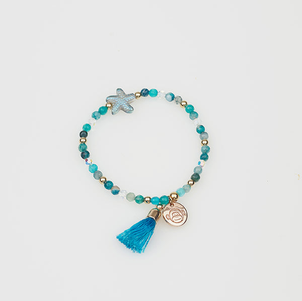 Starfish Bracelet in Blue
