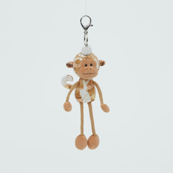 14cm Monkee Tailz Keyring Gold